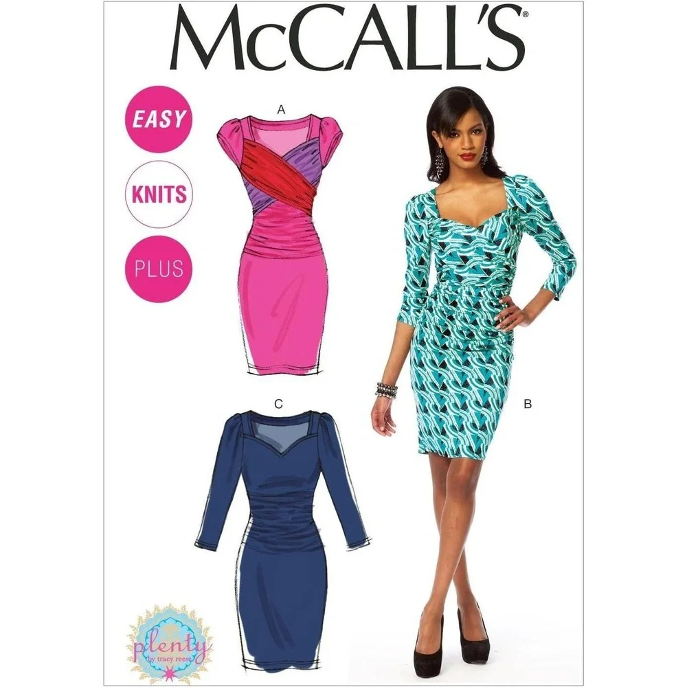 McCalls Sewing Pattern 6801 Dress Misses Size 18-24